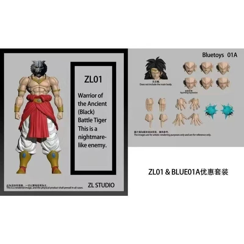 (PRE-ORDER DEPOSIT) ZL Studio + BLUE Ancient Tiger Warrior