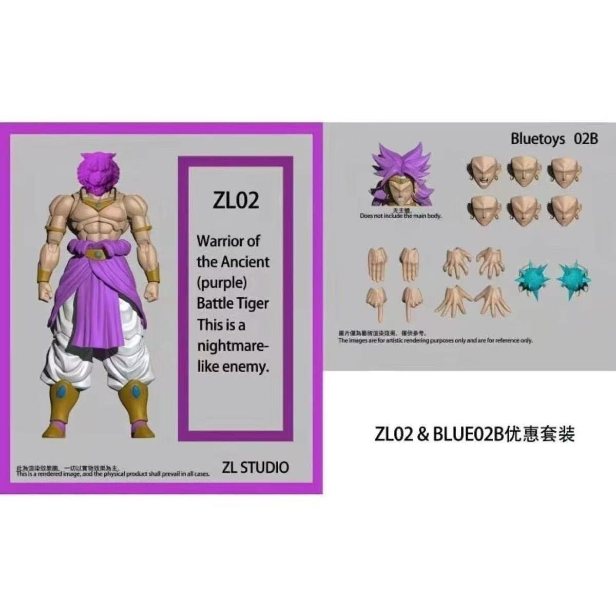 (PRE-ORDER DEPOSIT) ZL Studio + BLUE Ancient Tiger Warrior